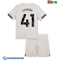 Fotballdrakt Barn Chelsea Estevao Willian #41 Bortedraktsett 2025-26 Kortermet (+ Korte bukser)